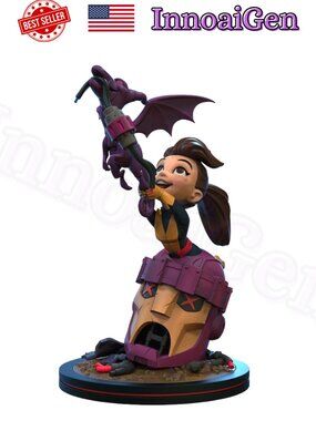 Quantum Mechanix Q-Fig Marvel X-Men Kitty Pryde Shadowcat & Lockheed Figure EX